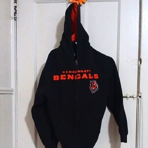 NFL team apparel Cincinnati Bengals youth Sz M 10-12 like new